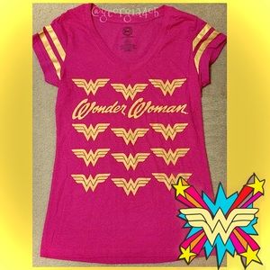 🦸🏻‍♀️Wonder Woman Pink T-Shirt 💖 DC Comics Tee